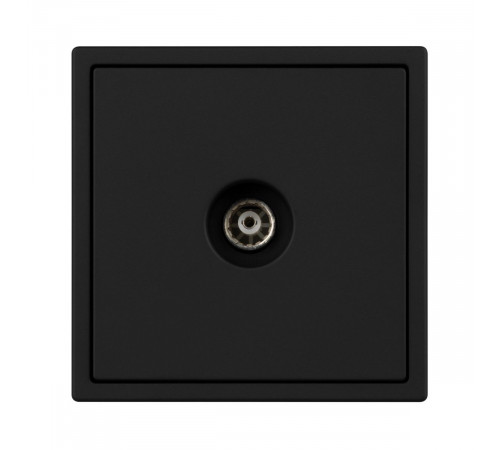 Механизм телевизионной розетки Arlight SCT-NOBE-MTV1-SFPL-BK (Черный оникс) 054293