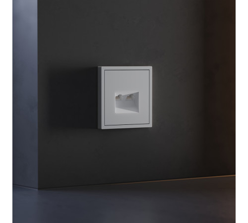 Накладка для розетки компьютерной двойной RJ45+RJ45 кат.6 Voltum S70 (серый) VLS001416