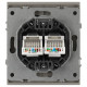 Розетка Эра Arktik 16-3108-07 информационная двойная 2XRJ45 титан Б0070490