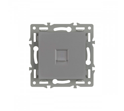Механизм компьютерной розетки Arlight SCT-MPC1-PL-GR (RJ-45, CAT6) 045335 Механизм компьютерной розетки Arlight SCT-MPC1-PL-GR (RJ-45, CAT6) 045335