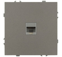 Розетка Эра Galaxy 15-3107-07 информационная RJ45 IP20 титан Б0070747