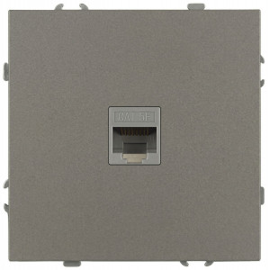 Розетка Эра Galaxy 15-3107-07 информационная RJ45 IP20 титан Б0070747