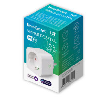 Умная розетка Uniel USH-A101 1G/WF WHITE UL-00011387