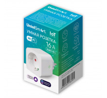 Умная розетка Uniel USH-A101 1G/WF WHITE UL-00011387