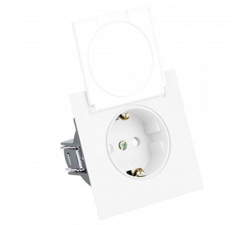 Розетка 1-местная Stekker 250В 16А Мия RST16-3112-01 50441