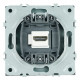 Розетка HDMI 2.0 Type A (механизм) Stekker Эмили RST00-5118-09 антрацит soft touch 50168