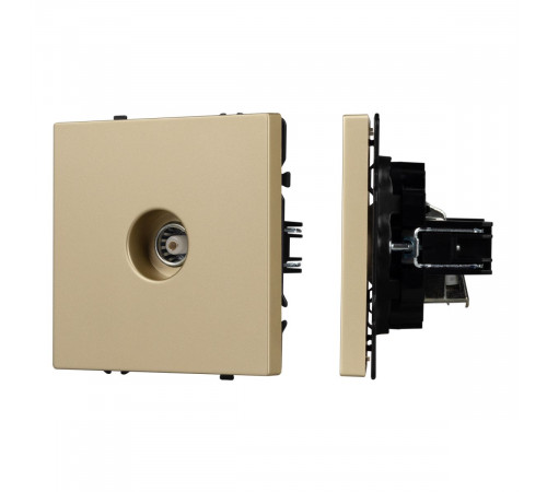 Механизм телевизионной розетки Arlight SCT-NOBE-MTV1-SFPL-GD (Золотой песок) 054294
