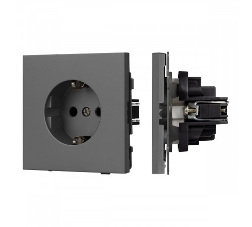 Механизм электрической розетки Arlight SCT-TENDO-MEU1-SFPL-GR (230V, 16A) 054640