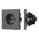 Механизм электрической розетки Arlight SCT-TENDO-MEU1-SFPL-GR (230V, 16A) 054640