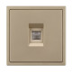 Розетка телефонная софт-тач золотой песок Arlight SCT-MTL1-SFPL-GD (RJ-11, 4C) 054302(1)