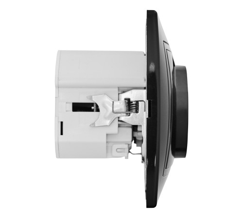 Розетка 2П+З с защ. шт. 16А 250В + USB порт Tape-A 2,1А 5В IP20, черная 