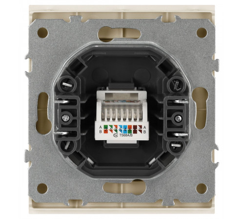 Розетка Эра Arktik 16-3107-04 информационная RJ45 шампань Б0070477