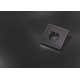 Накладка для розетки с заземлением и защитными шторками с USB A+C S70 Metal (антрацит) Voltum VLSM001012