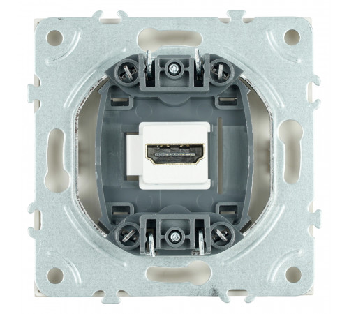 Розетка HDMI 2.0 Type A (механизм) Stekker Эмили RST00-5118-08 кашемир soft touch 50169 Розетка HDMI 2.0 Type A (механизм) Stekker Эмили RST00-5118-08 кашемир soft touch 50169