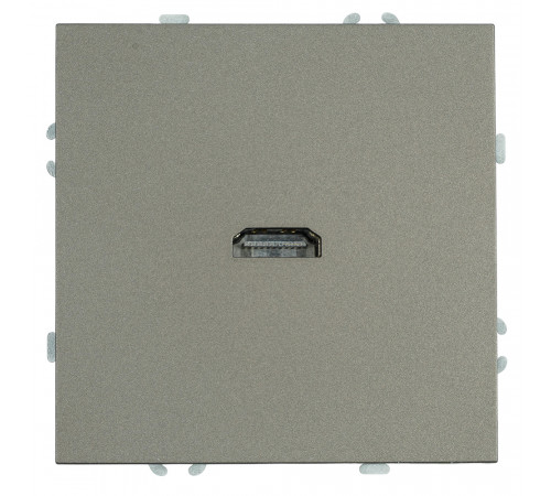 Розетка HDMI 2.0 Type A (механизм) Stekker Эмили RST00-5118-09 антрацит soft touch 50168 Розетка HDMI 2.0 Type A (механизм) Stekker Эмили RST00-5118-09 антрацит soft touch 50168