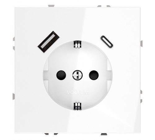 Розетка с USB, A+C Voltum S70 VLS040501 Розетка с USB, A+C Voltum S70 VLS040501