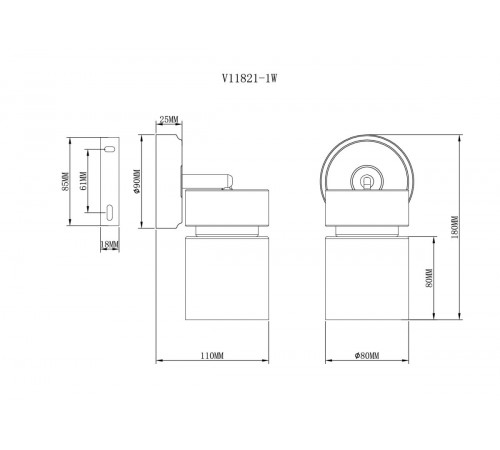 Спот Moderli Almero V11821-1W