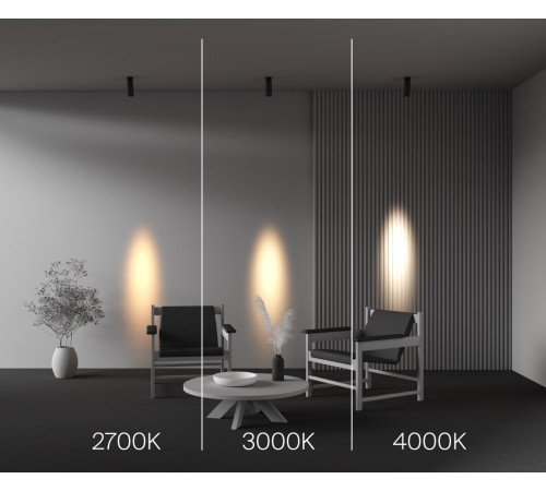 Спот Maytoni Technical Focus Led C055CL-L12W4K-SS-B