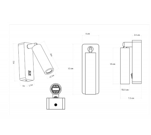 Спот Arte Lamp Spot A1224AP-1BK