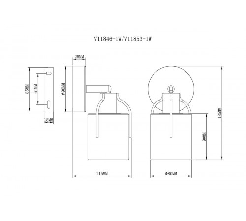 Спот Moderli Inari V11846-1W