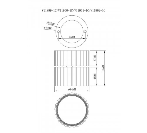 Спот Moderli Cora V11902-1C