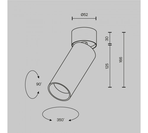 Спот Maytoni Technical Focus Led C055CL-L12W2.7K-W-PT