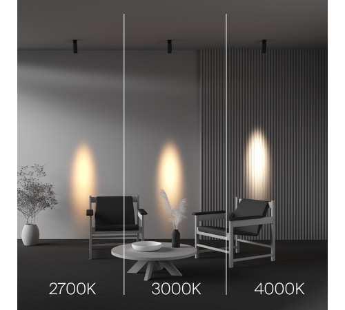 Спот Maytoni Technical Focus Led C055CL-L12W4K-SS-B