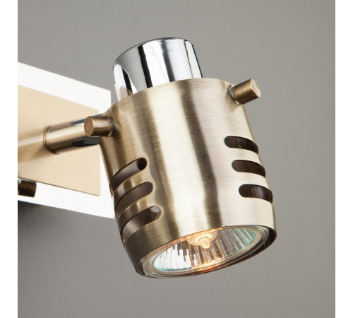 Спот Eurosvet 23463/2 хром/античная бронза