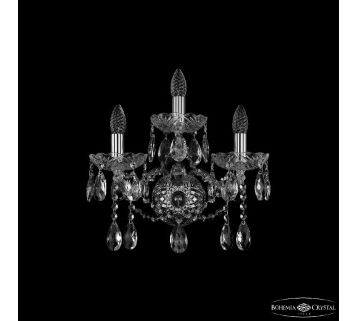 Бра Bohemia Ivele Crystal 1413B/2+1/165/XL Ni Бра Bohemia Ivele Crystal 1413B/2+1/165/XL Ni