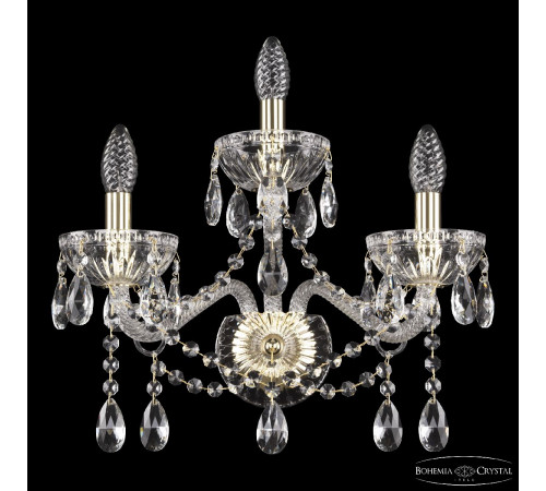 Бра Bohemia Ivele Crystal 5413B/2+1/165 G Clear/M-1G Бра Bohemia Ivele Crystal 5413B/2+1/165 G Clear/M-1G