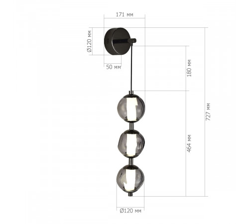 Бра ST Luce Helmi SL6520.401.01 Бра ST Luce Helmi SL6520.401.01