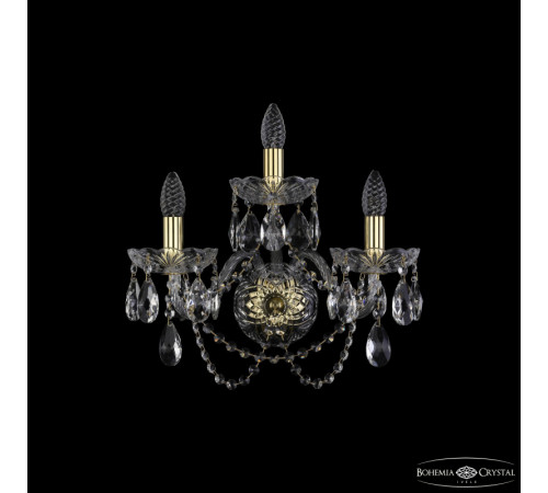 Бра Bohemia Ivele Crystal 1402B/2+1/160/XL G Бра Bohemia Ivele Crystal 1402B/2+1/160/XL G