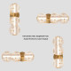 Бра Crystal Lux RICH AP12W LED