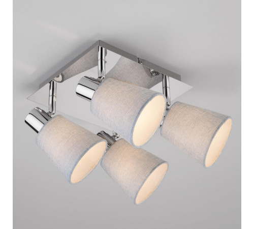 Спот Eurosvet Culver 20080/4 хром/голубой