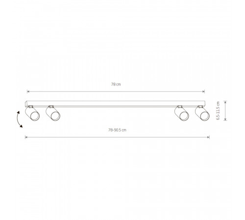 Спот Nowodvorski Fourty Surface IV Umbra Gray 11467 Спот Nowodvorski Fourty Surface IV Umbra Gray 11467