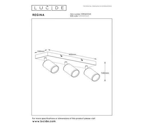 Спот Lucide Regina 53914/03/41