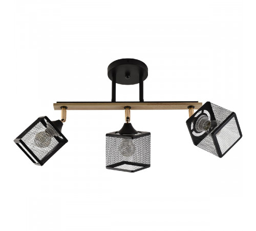 Спот Reluce 01591-3.3-03B BK+FGD+WOOD Спот Reluce 01591-3.3-03B BK+FGD+WOOD