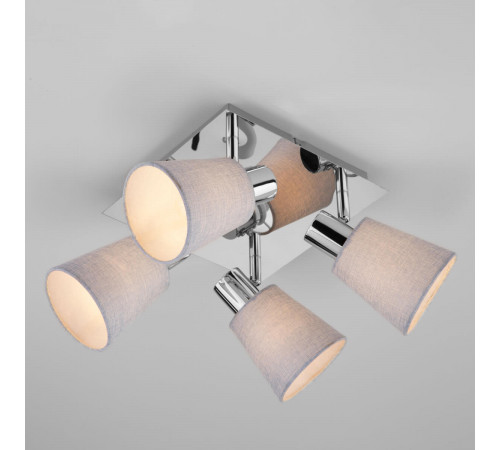 Спот Eurosvet Culver 20080/4 хром/голубой