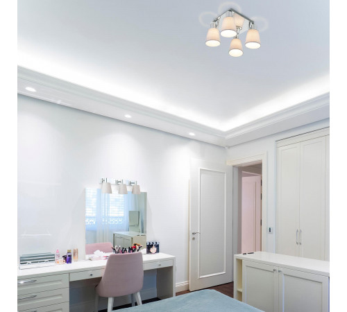 Спот Eurosvet Culver 20080/4 хром/голубой