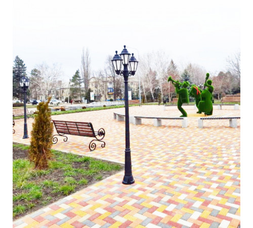 Садово-парковый светильник Fumagalli RICU BISSO/RUT 2+1 E26.157.S21.AYE27