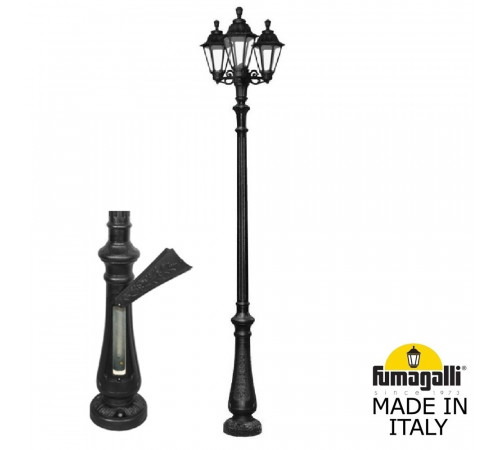 Садово-парковый светильник Fumagalli NEBO BISSO/RUT 3L E26.202.S30.AXE27 DN
