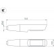 Уличный светильник Arlight OXOR-NOXT(with bracket)-545x100-25W Day4000 (BK, 120 deg, 230V) IP65 052476