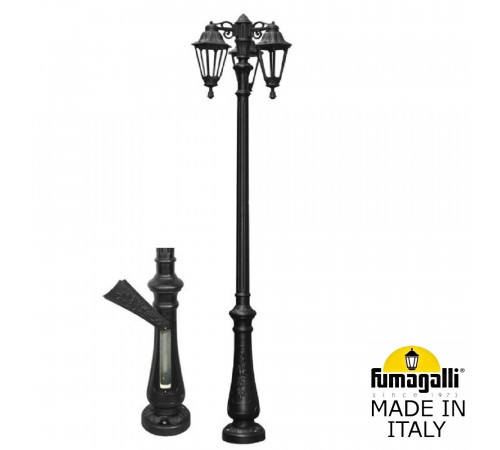 Садово-парковый светильник Fumagalli NEBO BISSO/RUT 3L E26.202.S30.AXE27 DN