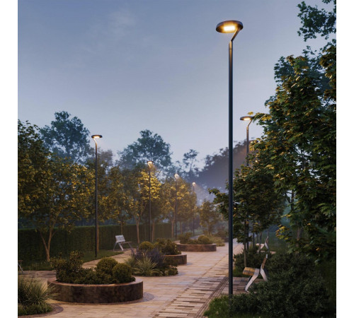 Уличный светильник Arlight ALT-DEKKEL-50W Warm3000 (BK, 145x40 deg, 230V) (IP65 Металл) 051858