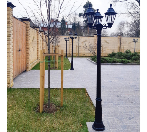 Садово-парковый светильник Fumagalli RICU BISSO/RUT 3L E26.157.S30.AXE27