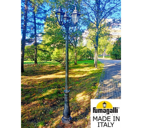 Садово-парковый светильник Fumagalli NEBO BISSO/RUT 3L E26.202.S30.AXE27