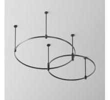 Основание Medium круглое двухуровневое на жестких подвесах для трековых светильников Maytoni Technical Flarity TFC-Flar-M01-B