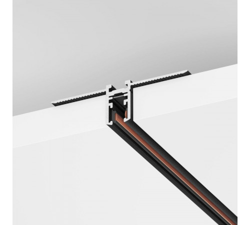 Шинопровод магнитный встраиваемый Arlight MAG-MICROCOSM-TRACK-4115-FDW-1000 (WH) (IP20 Металл) 062319