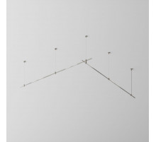 Основание двухуровневое на тросовых подвесах Hang для трековых светильников Maytoni Technical Flarity TFC-Flar-H06-PT