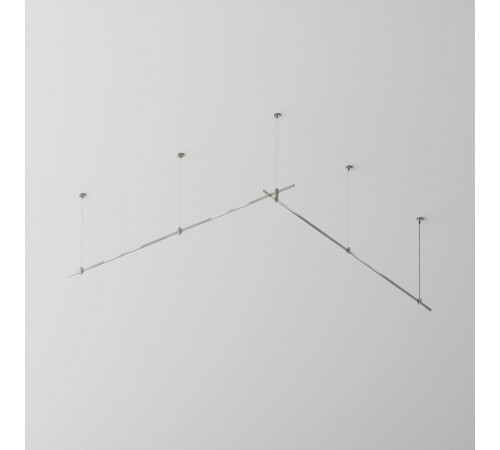 Основание двухуровневое на тросовых подвесах Hang для трековых светильников Maytoni Technical Flarity TFC-Flar-H06-PT